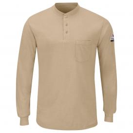 Bulwark FR SML8KH Men\'s Long Sleeve Lightweight Henley Shirt