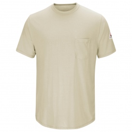 Bulwark FR SMT6 Men\'s Lightweight Short Sleeve T-Shirt - Khaki