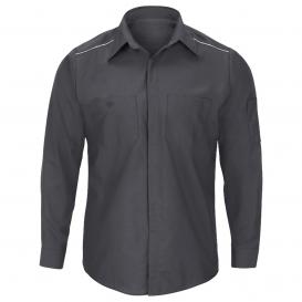 Red Kap SP3A Men\'s Long Sleeve Pro Airflow Work Shirt - Charcoal