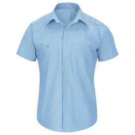 Red Kap SP4A Men\'s Short Sleeve Pro Airflow Work Shirt - Light Blue