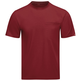 Red Kap TKM2 Cooling Short Sleeve Pocket T-Shirt - Crimson
