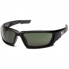 Venture Gear VGSB1026DTB Brevard Eyewear - Black Foam Lined Frame - Gray Anti-Fog Lens