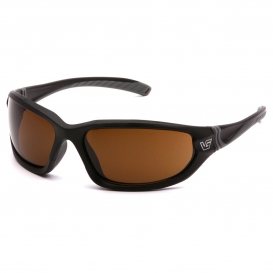 Venture Gear VGSB118TB Ocoee Eyewear - Black/Charcoal Frame - Bronze Anti-Fog Lens