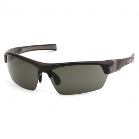Venture Gear VGSB322T Tensaw Eyewear - Black/Gray Frame - Smoke Green Anti-Fog Lens
