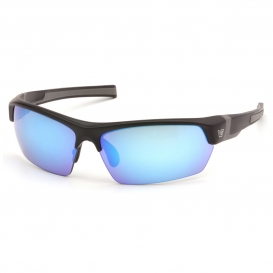 Venture Gear VGSB365T Tensaw Eyewear - Black/Gray Frame - Ice Blue Mirror Anti-Fog Lens