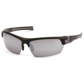 Venture Gear VGSB370T Tensaw Eyewear - Black/Gray Frame - Silver Mirror Anti-Fog Lens