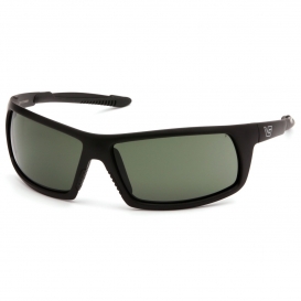 Venture Gear VGSB422T Stonewall Tactical Eyewear - Black Frame - Smoke Green Anti-Fog Lens