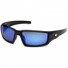 Venture Gear VGSB565T Pagosa Eyewear - Black Frame - Ice Blue Mirror Anti-Fog Lens