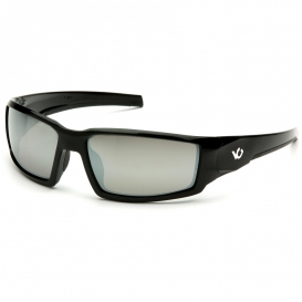 Venture Gear VGSB570T Pagosa Eyewear - Black Frame - Silver Mirror Anti-Fog Lens