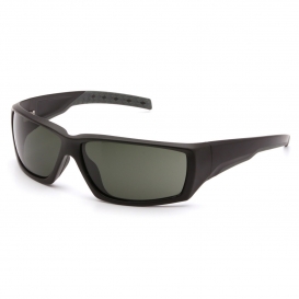 Venture Gear VGSB722T Overwatch Tactical Eyewear - Black Frame - Smoke Green Anti-Fog Lens
