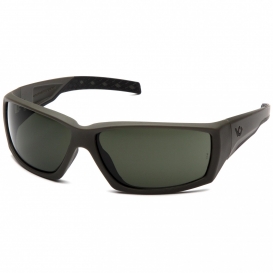 Venture Gear VGSG722T Overwatch Tactical Eyewear - OD Green Frame - Smoke Green Anti-Fog Lens