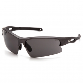 Venture Gear VGSGM1620T Monteagle Eyewear - Gun Metal/Black Frame - Gray Anti-Fog Lens