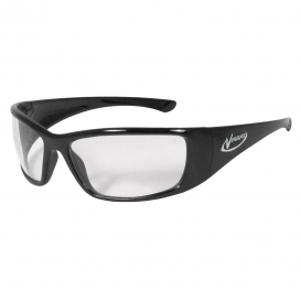 Radians VG1-11 Vengeance Safety Glasses - Black Frame - Clear Anti-Fog Lens