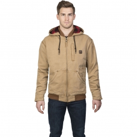 Walls YJ339 Vintage Duck Hooded Jacket - Washed Pecan
