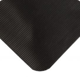 Wearwell 431 Corrugated SpongeCote Floor Mat - 1/2\