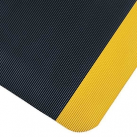 Wearwell 431 Corrugated SpongeCote Floor Mat - 1/2\