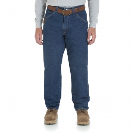 Wrangler 3W055 Quilted Lined Five Pocket Jeans - Relaxed Fit