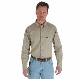 Wrangler RIGGS 3W501 Long Sleeve Button Down Work Shirt