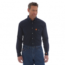 Wrangler RIGGS FR3W10 FR Solid Long Sleeve Work Shirt