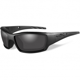Wiley X CCTID01 WX Tide Sunglasses - Matte Black Frame - Grey Lens