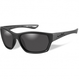Wiley X SSMOX01 WX Moxy Sunglasses - Matte Black Frame - Grey Lens