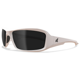 Edge XB146 Brazeau Designer Safety Glasses - White Frame - Smoke Lens