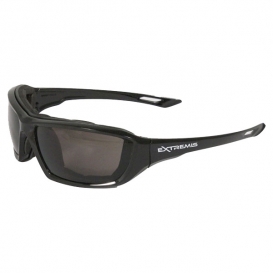 Radians Extremis Safety Glasses - Smoke Foam Lined Frame - Smoke Anti-Fog Lens