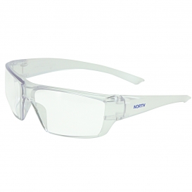 North Safety Conspire Safety Eyewear - Clear Frame - Uncoated Clear Lens