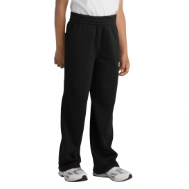 Sport-Tek Y257 Youth Sweatpants - Black