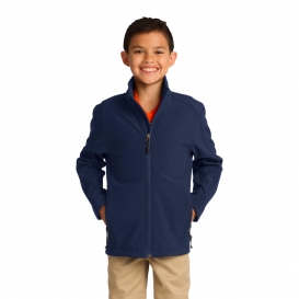 Port Authority Y317 Youth Core Soft Shell Jacket - Dress Blue Navy
