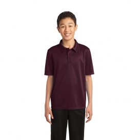 Port Authority Y540 Youth Silk Touch Performance Polo - Maroon