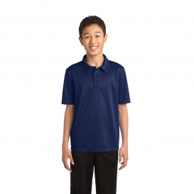 Port Authority Y540 Youth Silk Touch Performance Polo - Navy