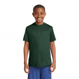 Sport-Tek YST350 Youth PosiCharge Competitor Tee - Forest Green