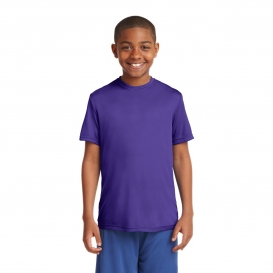 Sport-Tek YST350 Youth PosiCharge Competitor Tee - Purple