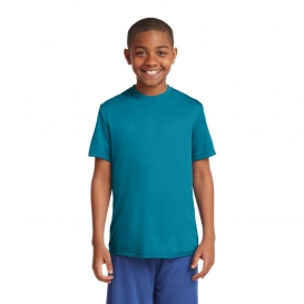 Sport-Tek YST350 Youth PosiCharge Competitor Tee - Tropic Blue
