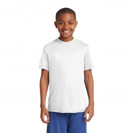 Sport-Tek YST350 Youth PosiCharge Competitor Tee - White