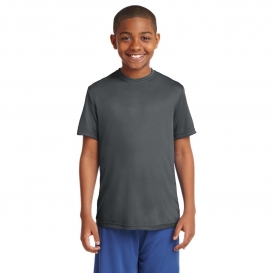 Sport-Tek YST350 Youth PosiCharge Competitor Tee - Iron Grey