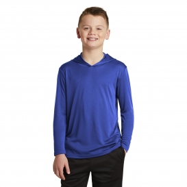 Sport-Tek YST358 Youth PosiCharge Competitor Hooded Pullover - True Royal