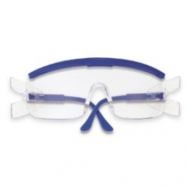 Crews ZX Plus Safety Glasses - Blue Frame - Clear Lens