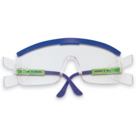 Crews ZX Plus Safety Glasses - Purple/Green Frame - Clear Lens