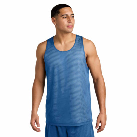 Sport-Tek ST5000 PosiCharge Reversible Mesh Tank - Carolina Blue/White