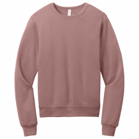 Bella + Canvas BC391 Unisex Sponge Fleece Classic Crewneck Sweatshirt - Mauve