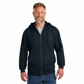 CornerStone CSF631 Tough Fleece Full-Zip Hoodie - Navy