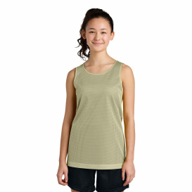 Sport-Tek YST5000 Youth PosiCharge Reversible Mesh Tank - Vegas Gold/Black