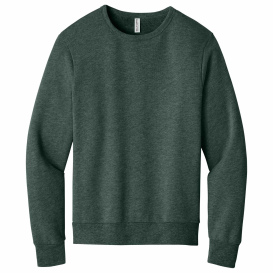 Bella + Canvas BC391 Unisex Sponge Fleece Classic Crewneck Sweatshirt - Heather Forest