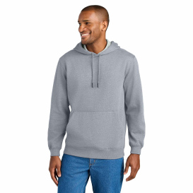 CornerStone CSF630 Tough Fleece Pullover Hoodie - Heathered Grey