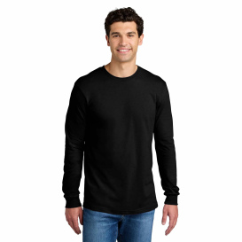 Gildan 67400 CVC Long Sleeve Tee - Pitch Black 