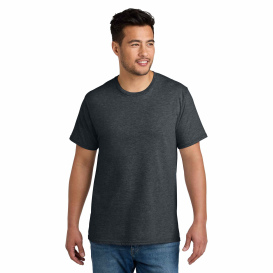 Port & Company PC340 CVC Tee - Dark Heather Grey