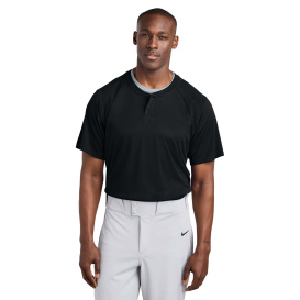 Sport-Tek ST359 PosiCharge Competitor 2-Button Henley - Black