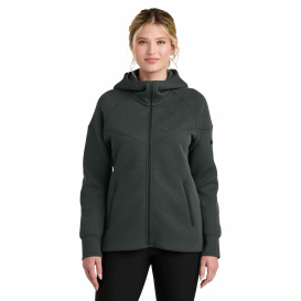 Nike NKFQ4798 Ladies Tech Fleece Full-Zip Hoodie - Anthracite Heather